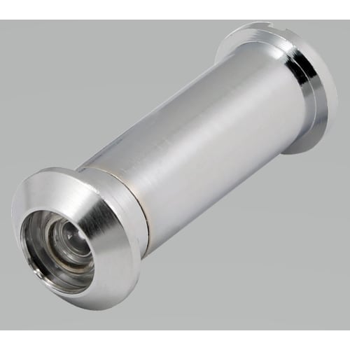 160-Degree Door Viewer, Plastic Lens, Satin Chrome